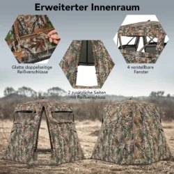 Palapinė 249x211x175cm., įvairių spalvų