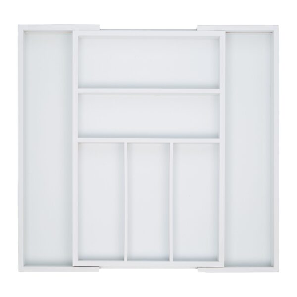 Stalo įrankių padėklas 5x30x46cm., baltos spalvos