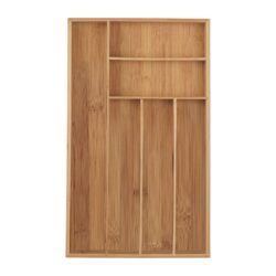 Stalo įrankių padėklas 5x27,5x46cm., šviesiai rudos spalvos