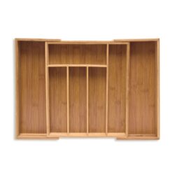 Stalo įrankių padėklas 5,5x25,5x35,5cm., šviesiai rudos spalvos