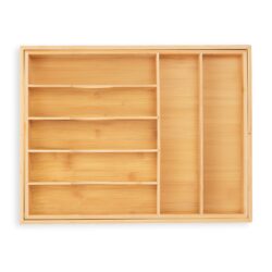 Stalo įrankių padėklas 5x34x44,5cm., šviesiai rudos spalvos