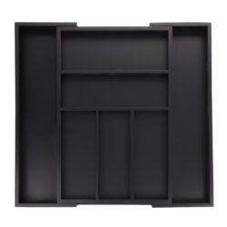 Stalo įrankių padėklas 5x30,5x46cm., juodos spalvos