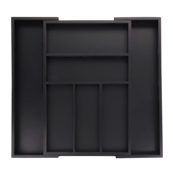 Stalo įrankių padėklas 5x30,5x46cm., juodos spalvos