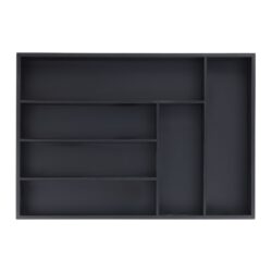 Stalo įrankių padėklas 5x43x30,5cm., juodos spalvos